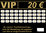 Verzehrkarte 20 EUR Vorlagen VIP